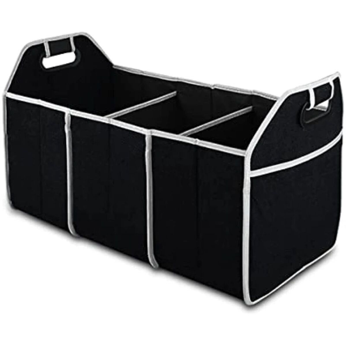 Foldable Car Trunk Organizer – Multi Compartment Storage