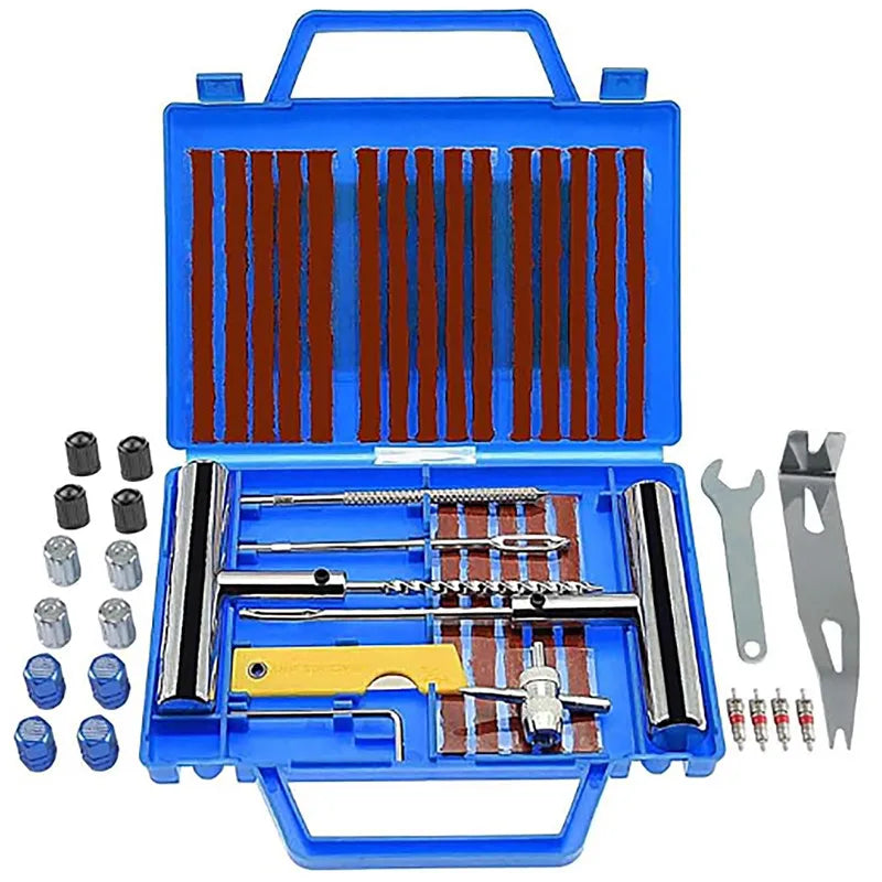 Emergency Car Tire Repair Kit – Heavy Duty Puncture Fix Set